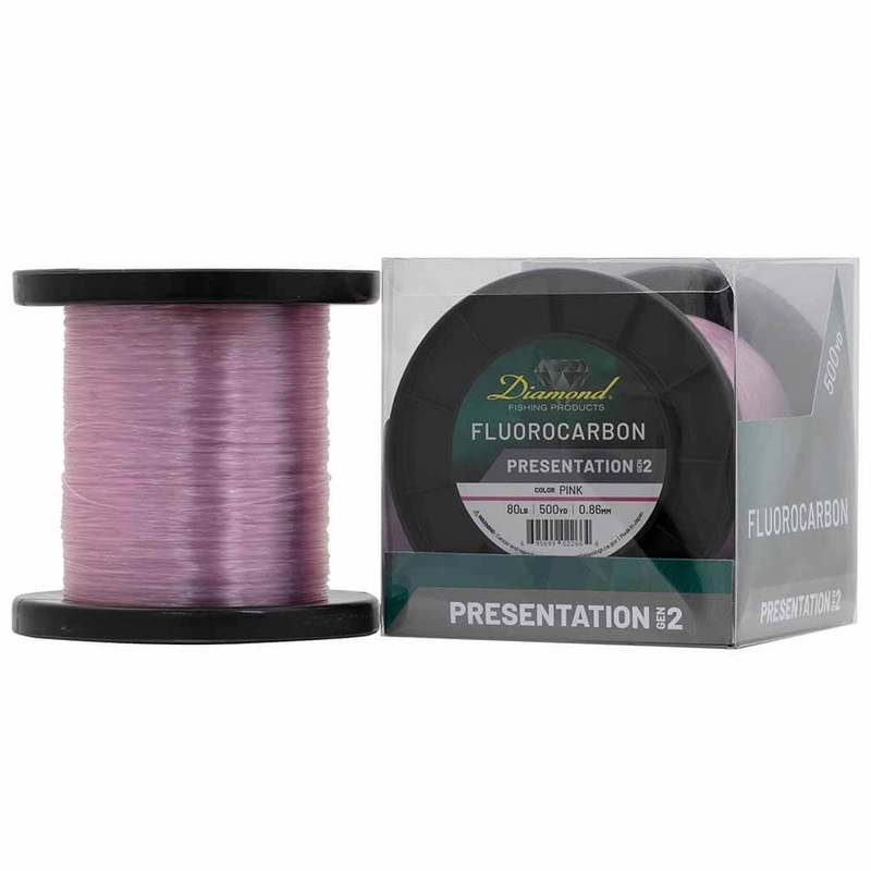 Diamond Presentation Gen II 500YD Fluorocarbon CLEAR 100LB