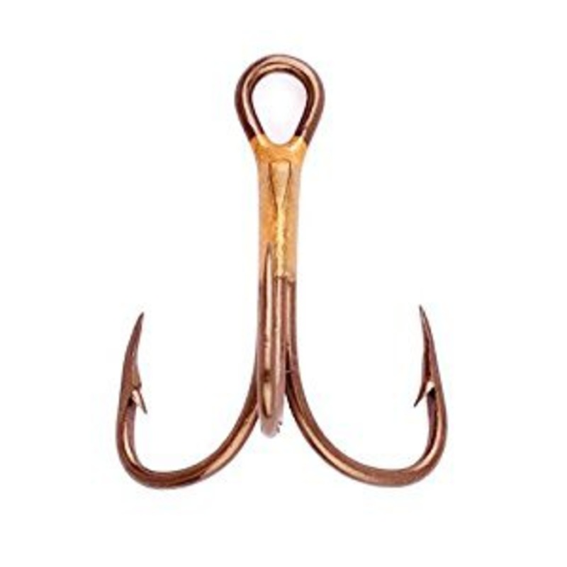 Eagle Claw 2X Treble Hook 14 Bronze