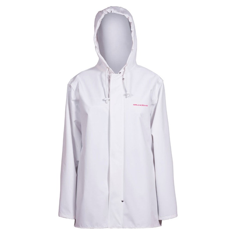 Grundens Petrus 88 White Hooded Womens Fishing Jacket X-SMALL