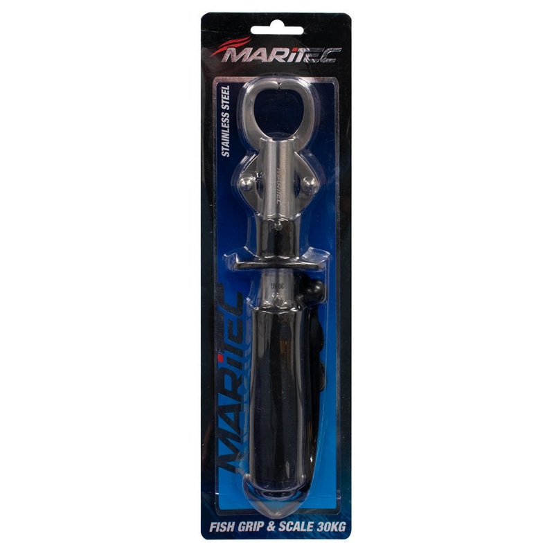 Maritec MA107B Stainless Steel Fish Lip Grips with 30kg Scales