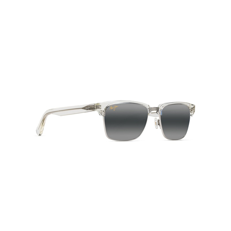 MAUI JIM MYMAUI Kawika Sunglasses Crystal Pure | Grey