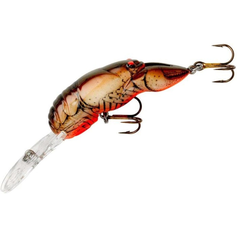 Rebel Deep Wee Craw Lure 2.35 INCH 34 – Chartreuse / Green Back
