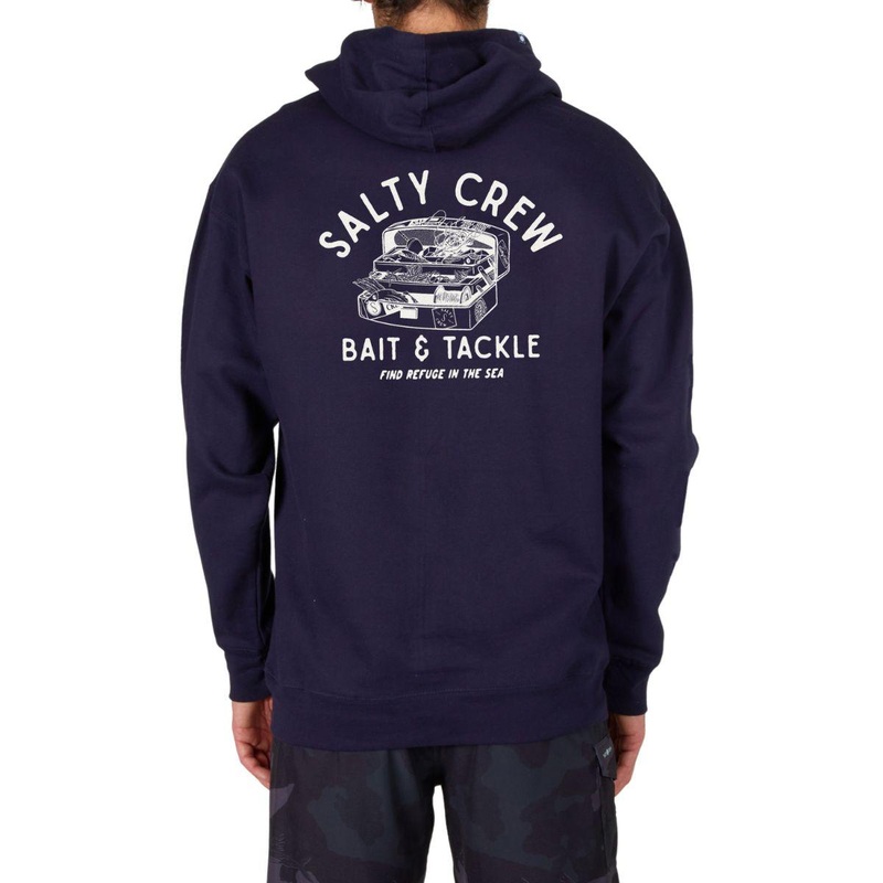Salty Crew Bait And Tackle Hood Small Black