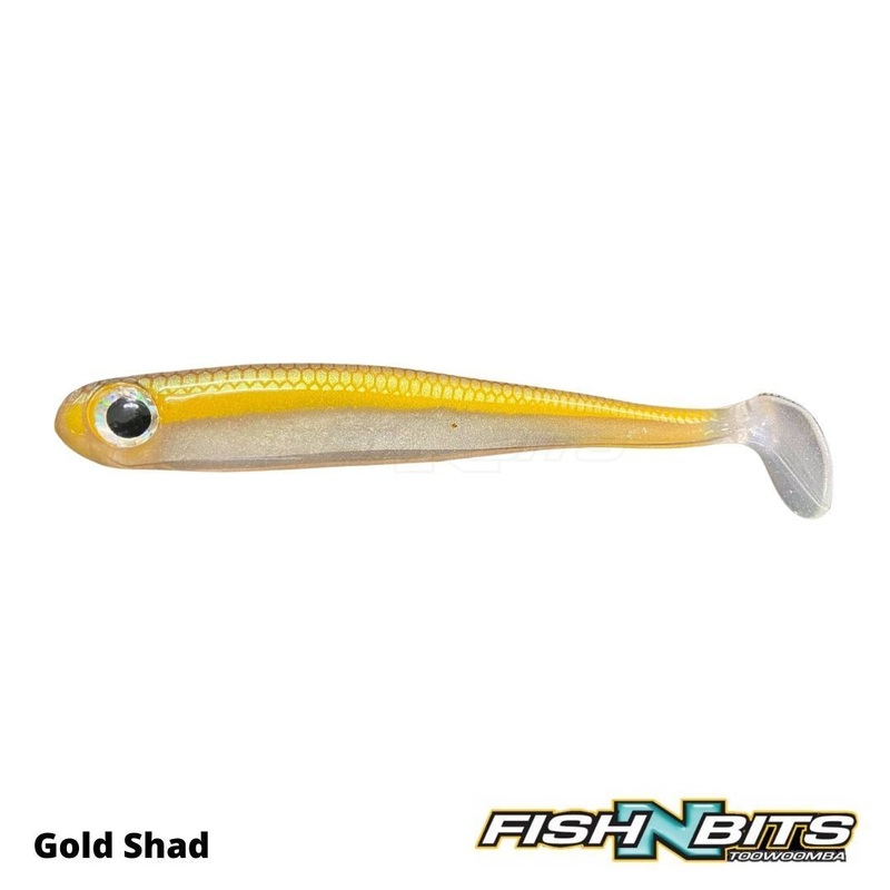 Shads  – Hollow Shad 8” Black and Gold