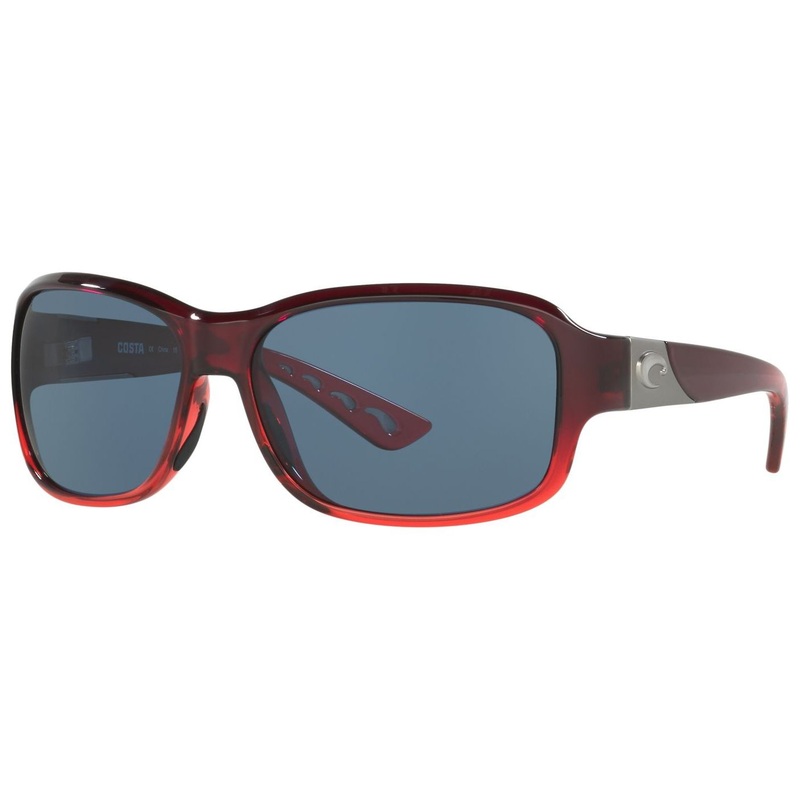Costa del Mar Inlet Sunglasses Pomegranate Fade Gray 580P