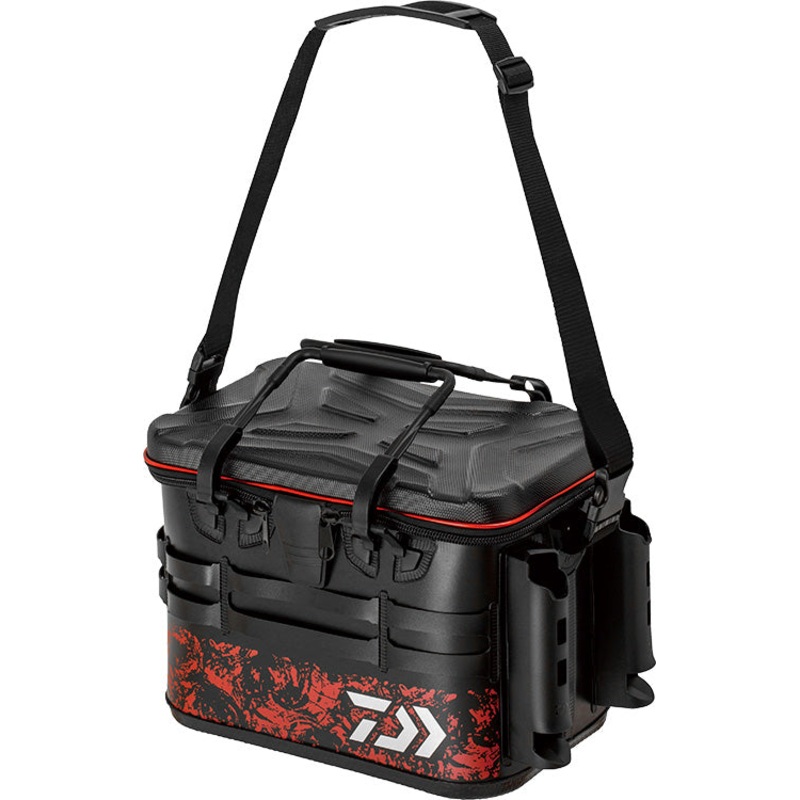 Daiwa AT Tackle Bag D (B) Black/Red 36