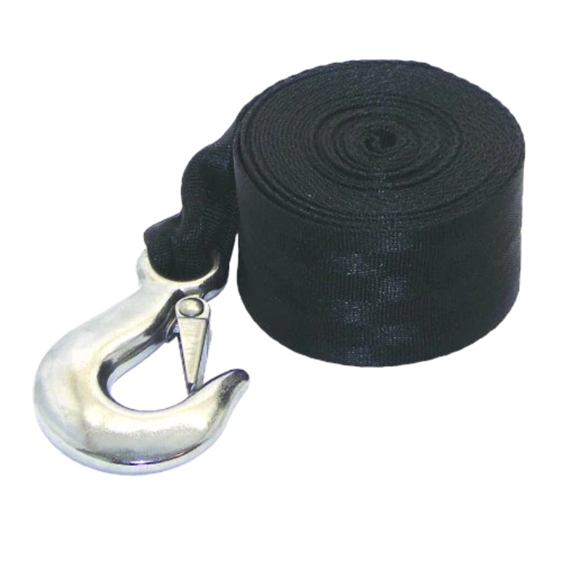 Invincible Marine Winch Strap and Hook 2 in X 20 ft