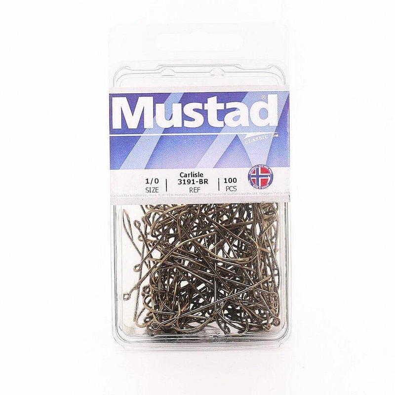 Mustad 3191 Carlisle Ringed Hook – Bronze 4 10 Pack