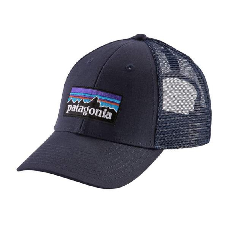 Patagonia P-6 Logo LoPro Trucker Hat Black