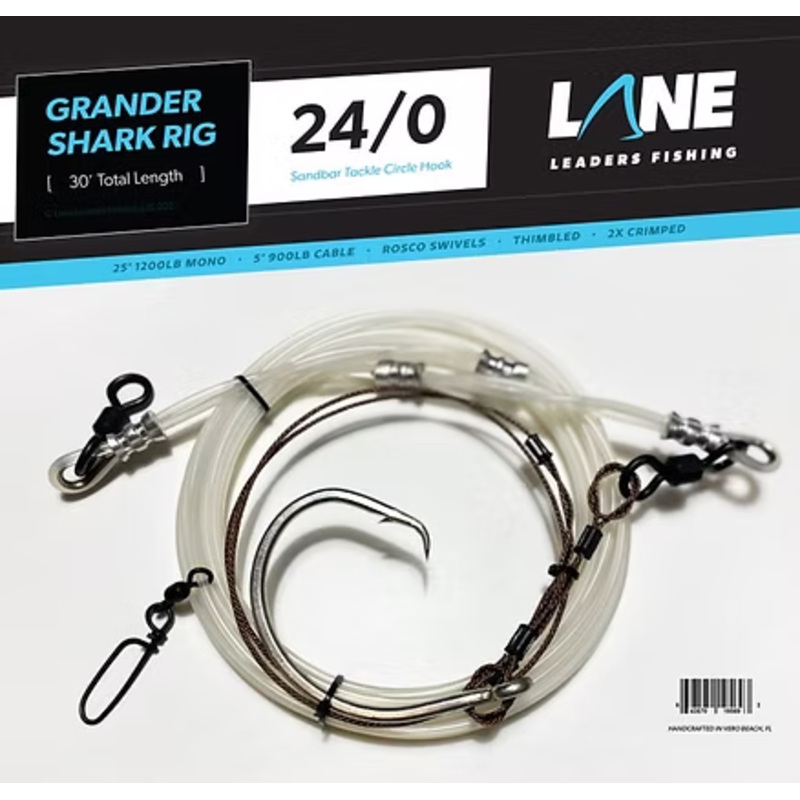 Rigs – Lane Leaders Fishing – Grander Shark Rig 24/0 Size 24/0