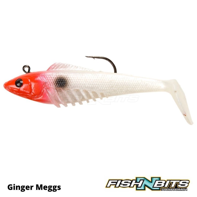 Squidgie – Slick Rig 110mm Light Ginger Meggs