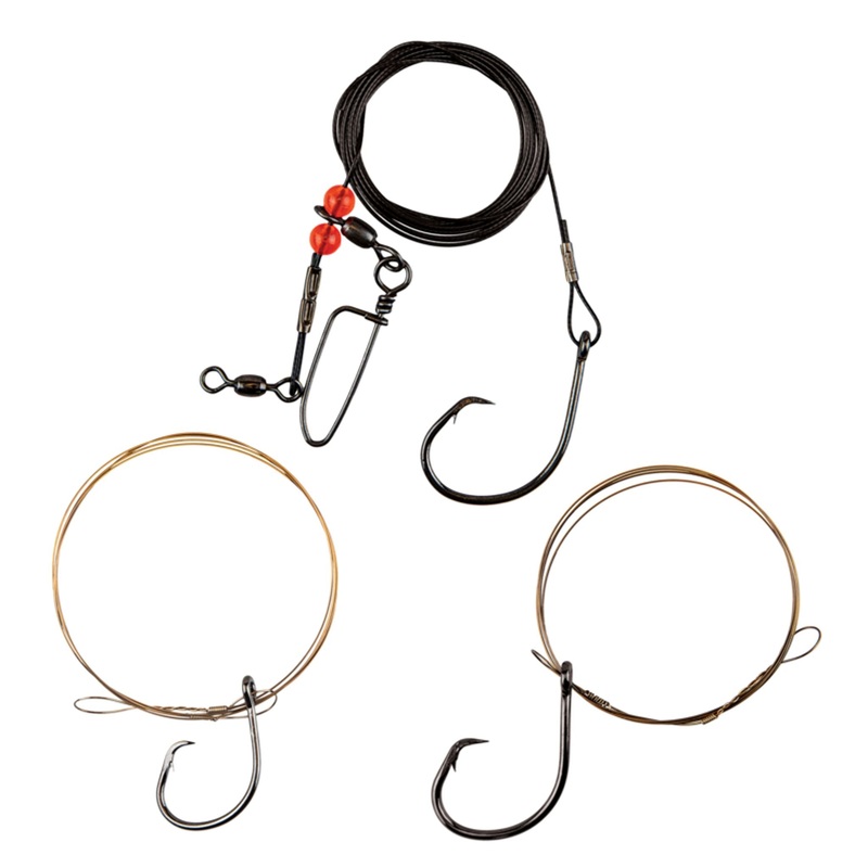 Lazer Sharp Inline Circle Hook Shark Wire Rigs 13/0 Steel