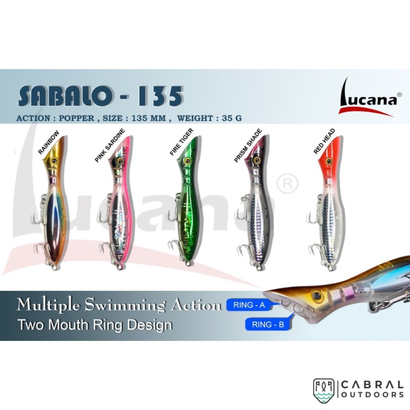 Lucana Sabalo Hard Lure | Size: 13cm | 35g Pink sardine