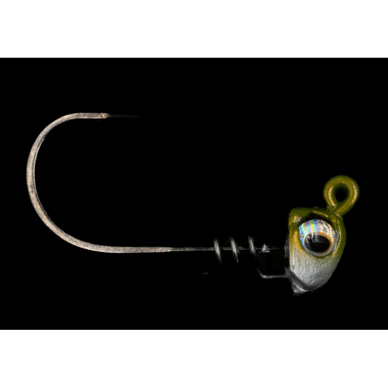 NLBN 3″ Jig Head 1/4oz Green Back