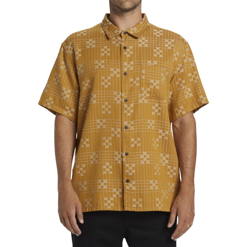 Billabong Sunday Jacquard SS Shirt M Dijon