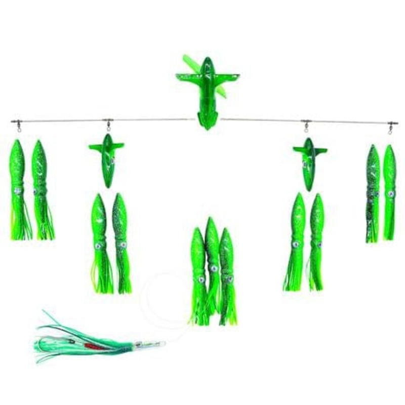 Chatter Lures Wingman Side Tracker Bar Green