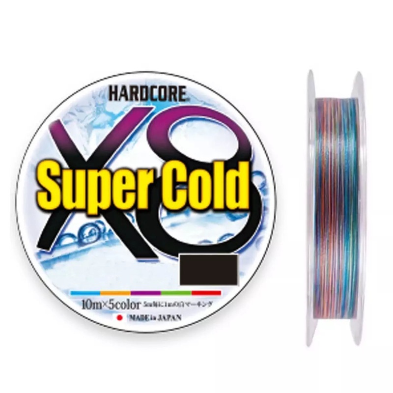 DUEL Hardcore Super Cold X8 5Color – 300m #2.5/20kg/0.27mm