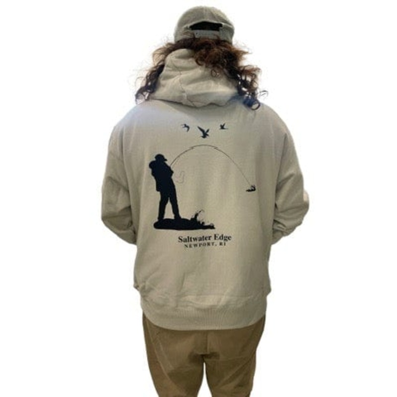 Saltwater Edge Double Haul Hoody S Tan