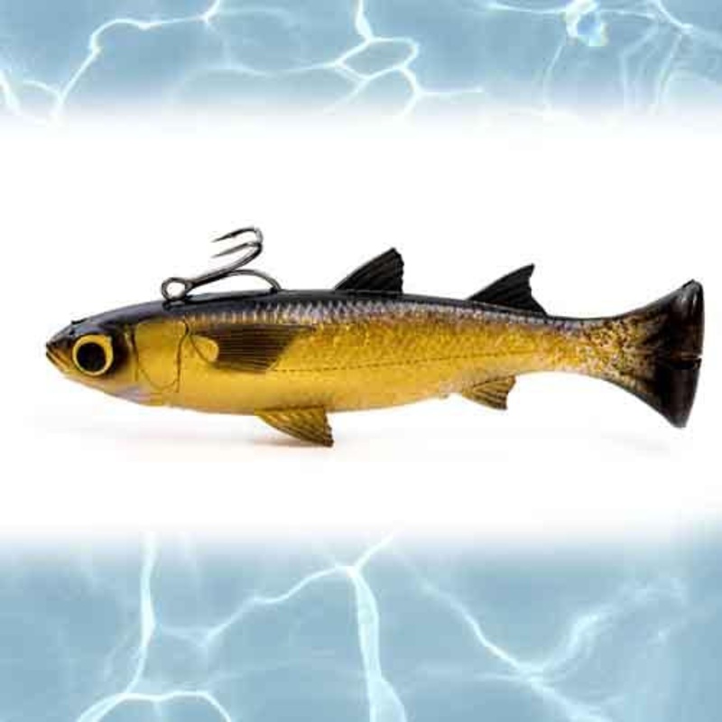 Savage Gear Pulse Tail Mullet Line Thru Lure 6IN FS DARK MULLET