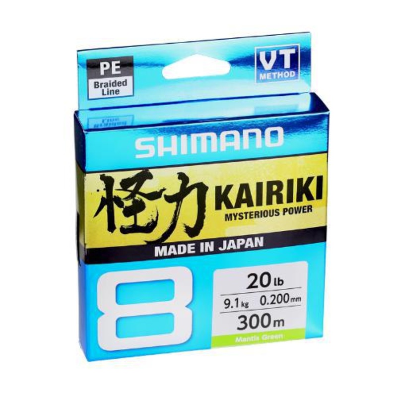Shimano Kairiki 8 Braid 150m PE0.6 Yellow