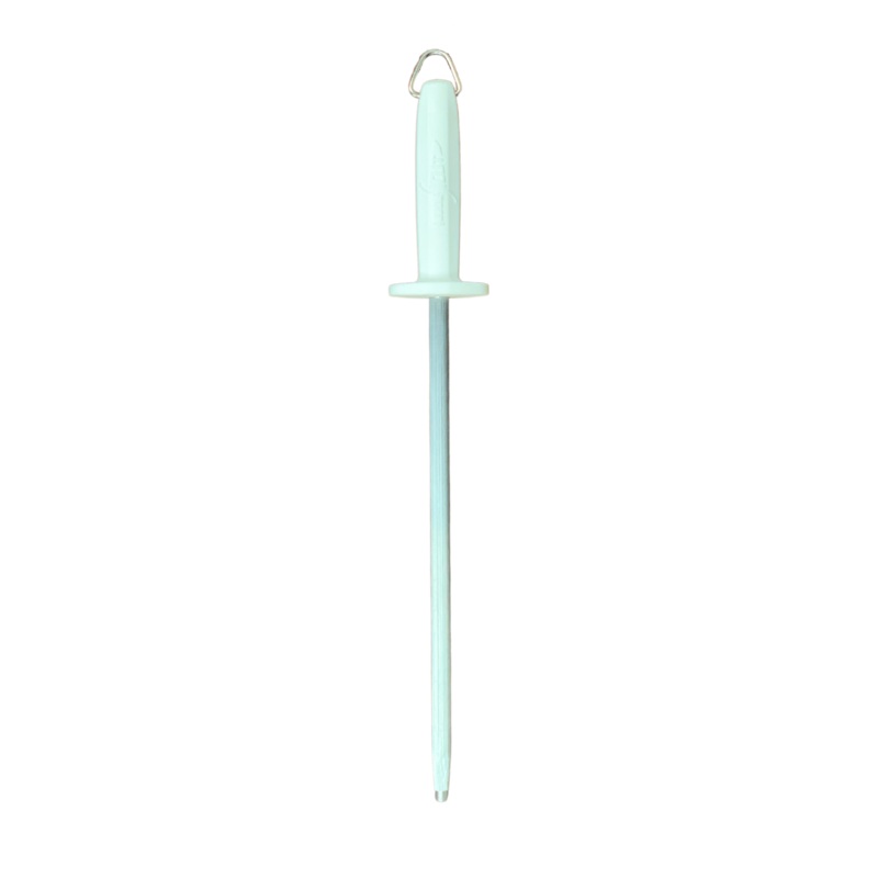 Sicut Sharpening Steel 12inch Medium Cut White Handle