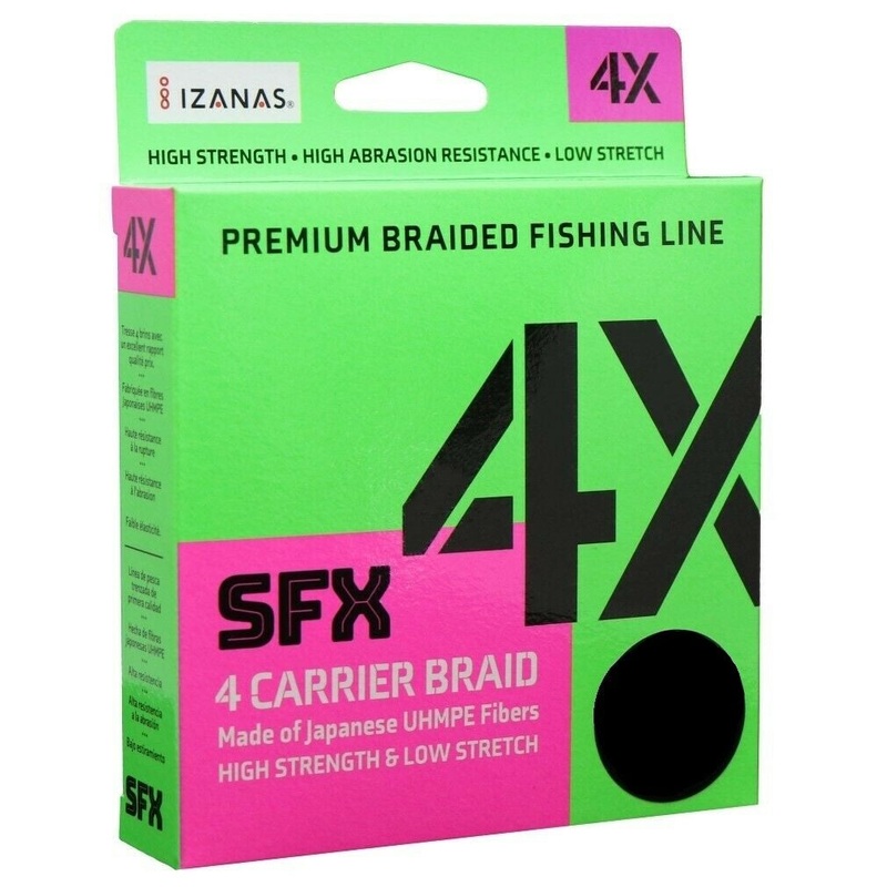 Sufix SFX 4x Braided Fishing Line 300yds Yellow 10lb