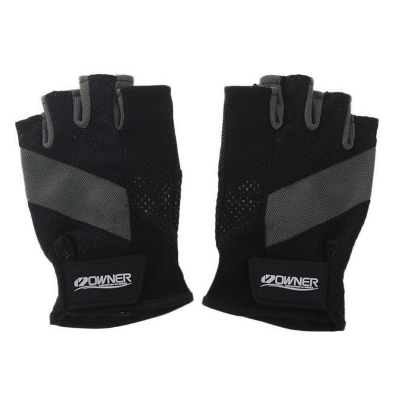 Owner Fingerless Mesh Fishing Gloves Large