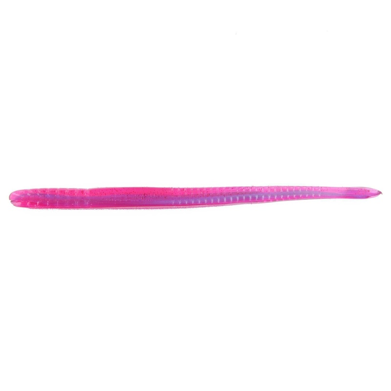 Roboworm Fat Straight Tail 6″ Sf-H3Hr Morning Dawn/Red Flake 8Pk