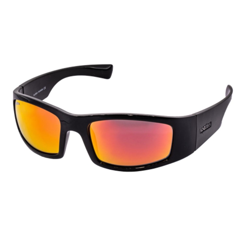 Spotters Coyote+ Gloss Black Polarised Sunglasses Halide