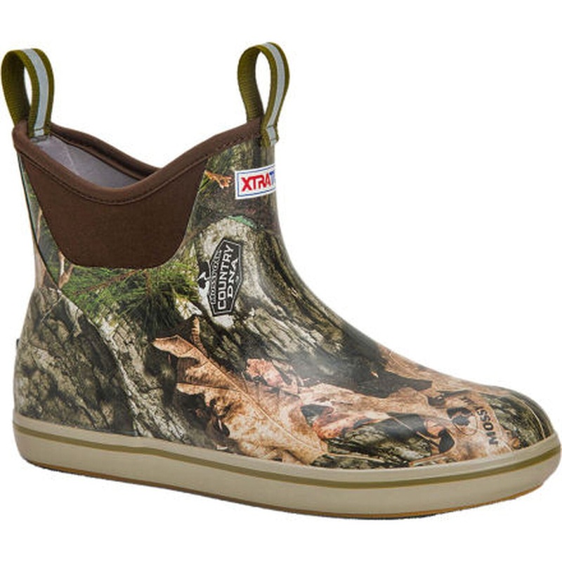 XTRATUF Men’s Mossy Oak Country DNA 6″ Ankle Deck Boot Mossy Oak Country DNA 7