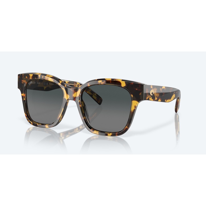 Costa Nusa Polarized Sunglasses Polarized Glass Gray Gradient Tortoise