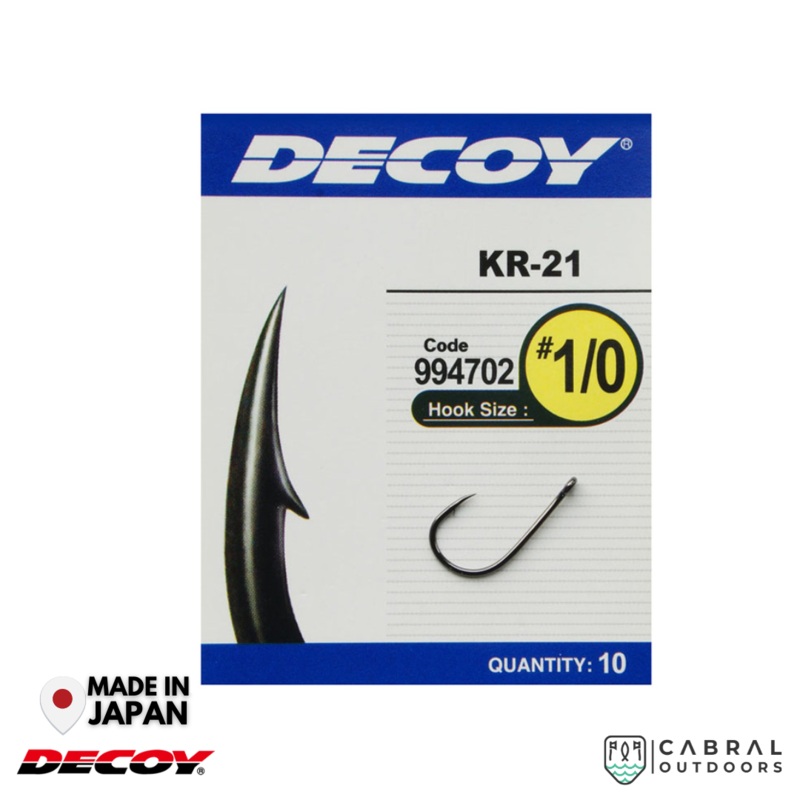 Decoy KR-21 Black Nickeled Hook | #6-#1/0 #6