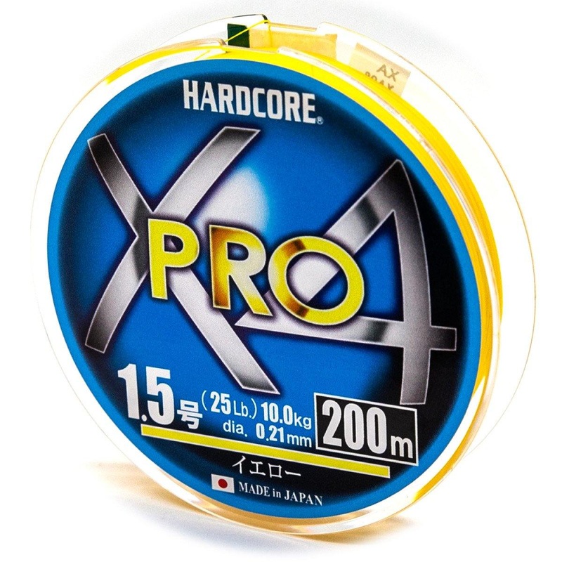 DUEL Hardcore X4 PRO 200m 0.17mm 8.0kg #1.0