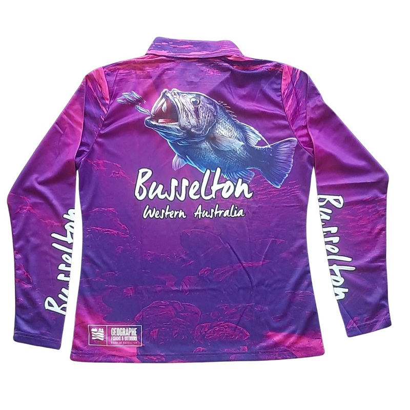 Geographe Busselton Dhufish Shirt Purple Ladies K2