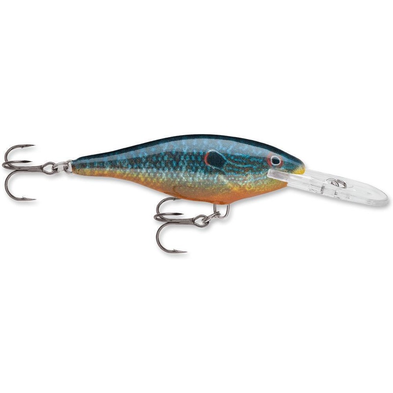 Rapala Shad Rap 07  Live Pumpkinseed