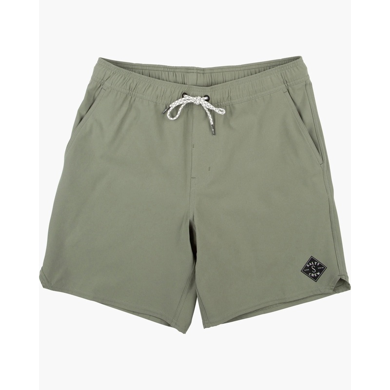 Salty Crew Lowtide Elastic Boardshort Vintage Millitary M