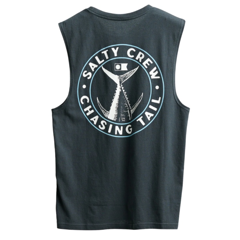 Salty Crew Tailgate Muscle Tank S Kelp Green