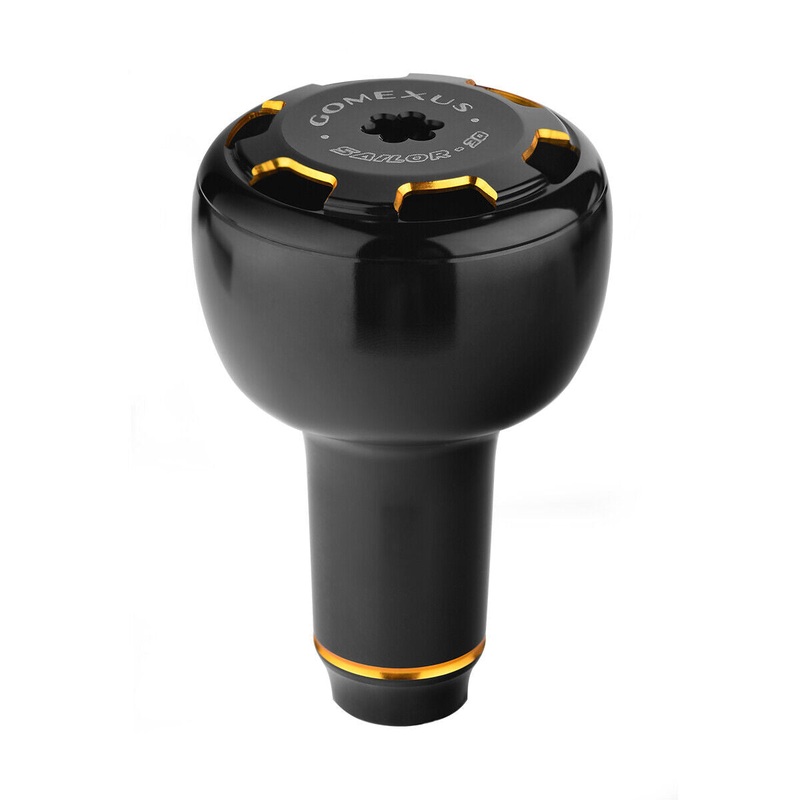 Gomexus Aluminum Light Power Knob AS30 Black & Gold