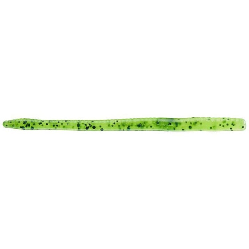 NetBait BaitFuel Finesse Worm Chartreuse Pepper
