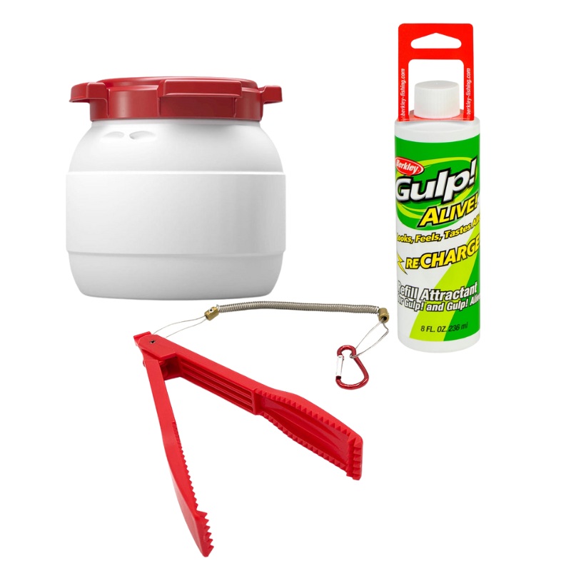 Bait Storage Fishing Kit Red