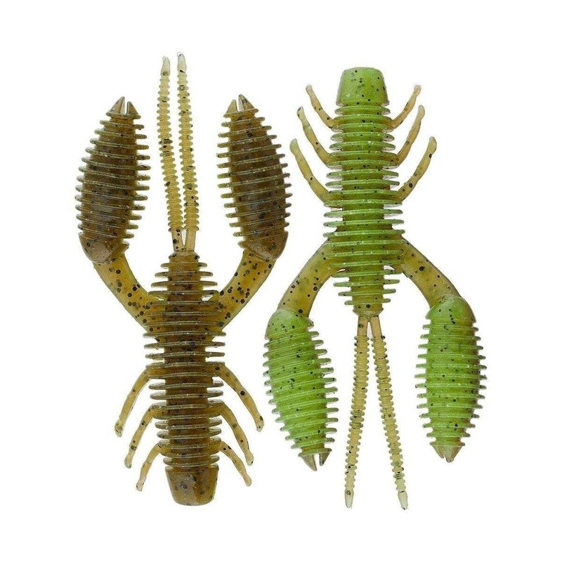 Geecrack Bellows Craw Green Pumpkin Chartreuse 6Pk