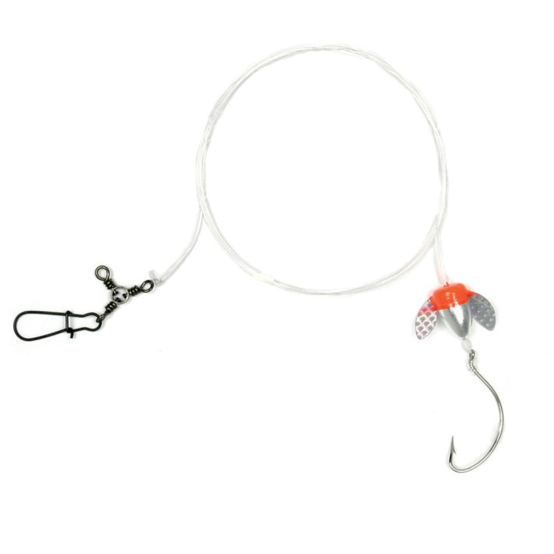Sea Striker Spin-Glo Fluke 1/0 42″ 30lb Chrome