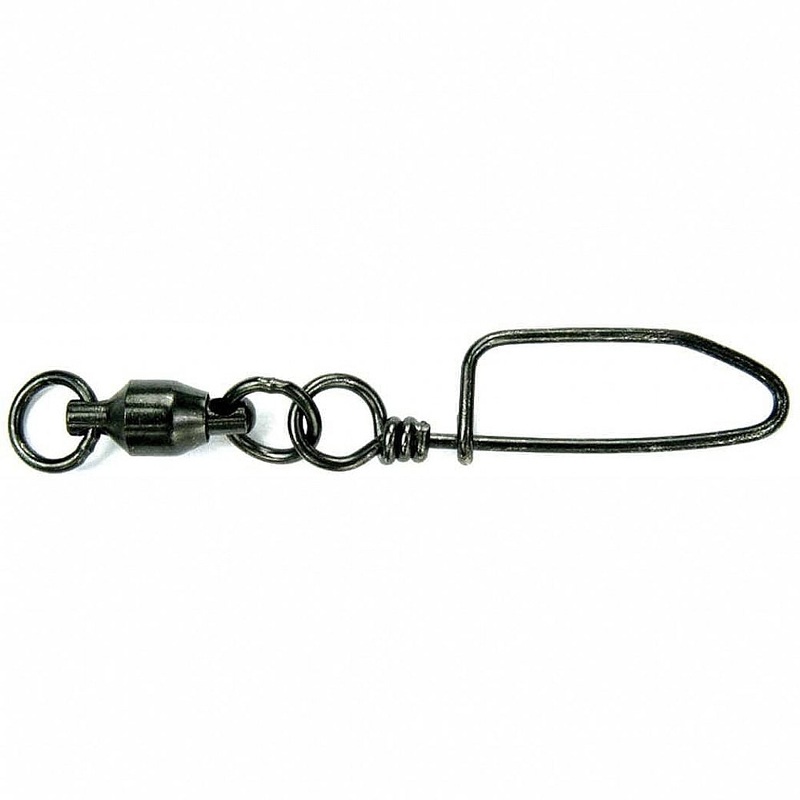 Billfisher Ball Bearing Snap Swivel Nickel Black 2PK #7