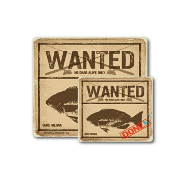 General Fishing Sticker Sets – WANTED FS-008 (GURE MEJINA)