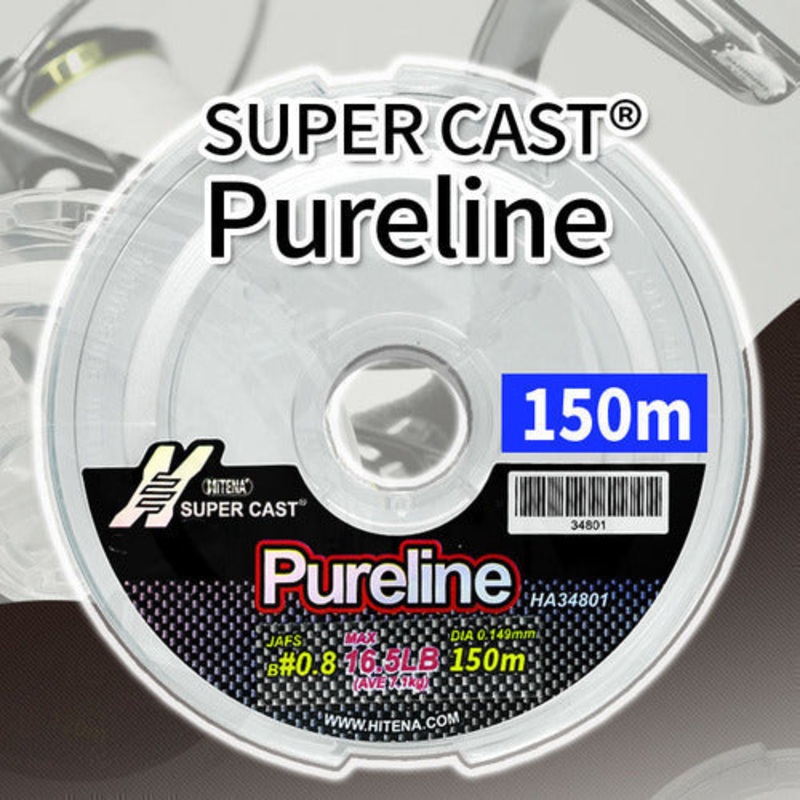 Hitena Pureline Super Cast 150m HA34801 White 0.8 – 16.5lb