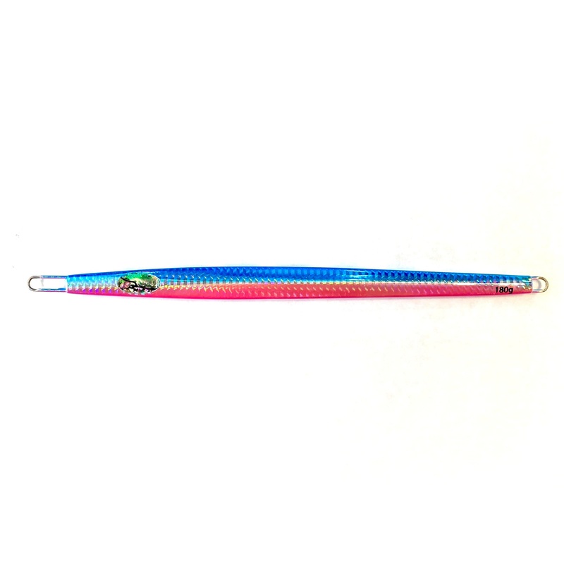 Jig – OniWorks – Spear 180g BLUE PINK ZEBRA GLOW