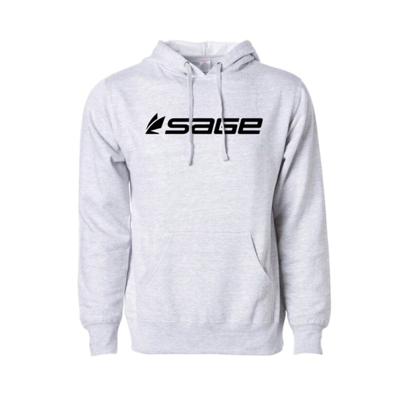 Sage Logo Hoodie Grey MEDIUM HEATHER GREY