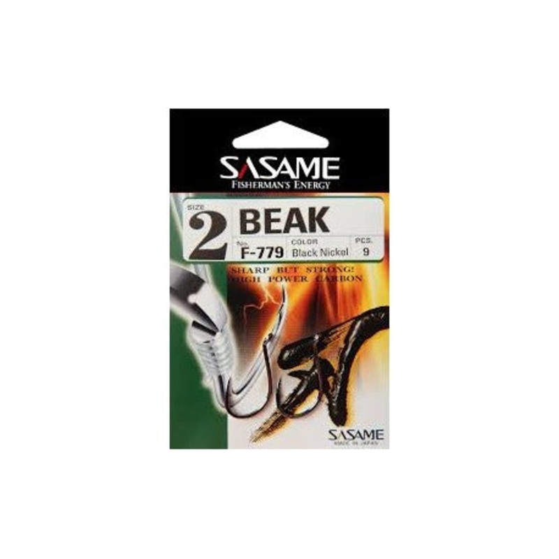 Sasame Beak Black Carbon Hooks F-779 8