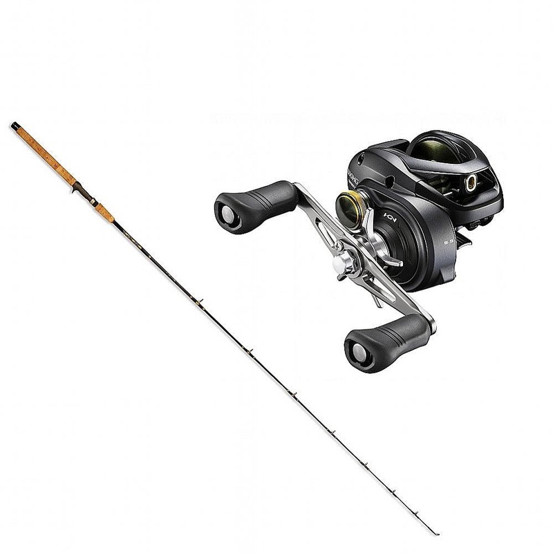 SHIMANO Curado 301HGK with PGC 15-30 6’6″ CHAOS Gold Combo