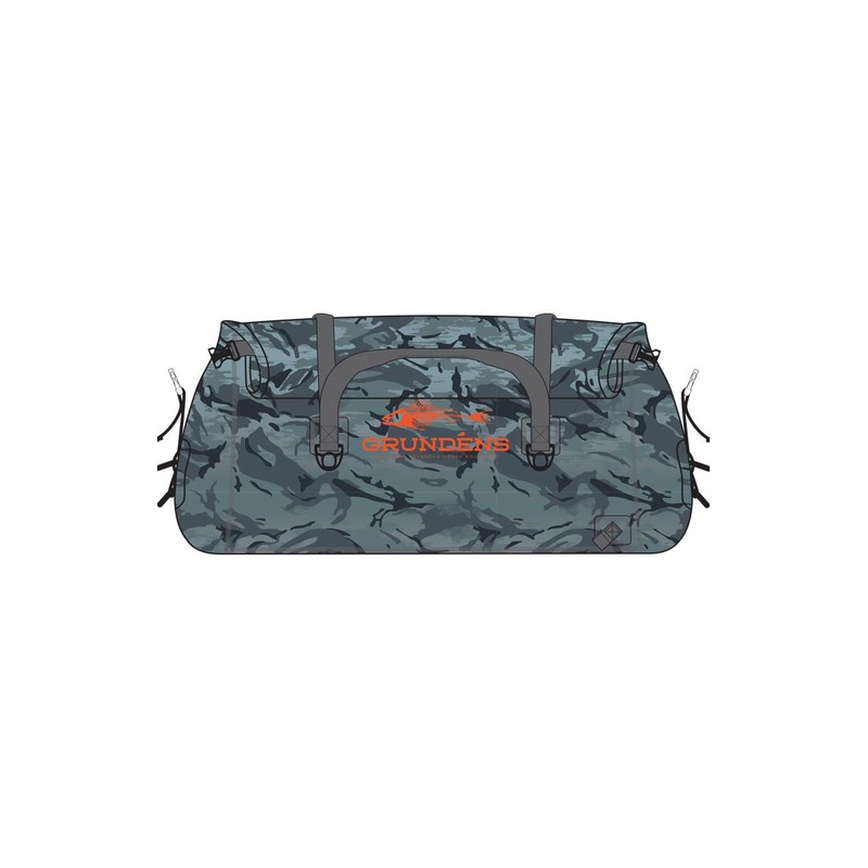 Grundens Shackelton 105L Waterproof Duffle Bag Ref. Camo Dark Slate